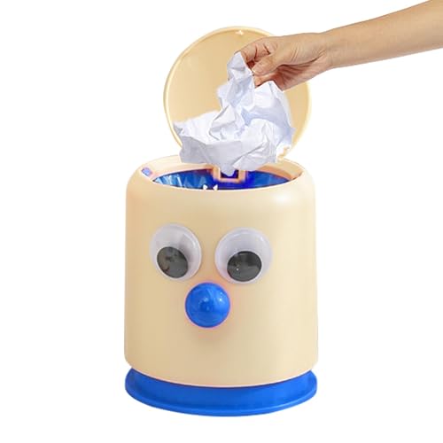 demaxiyad Büro-Mülleimer, niedlicher Büro-Mülleimer | Niedlicher Recycling-Mülleimer mit großen Augen - Cartoon-Recycling-Mülleimer mit Deckel für demaxiyad Büro-Mülleimer, niedlicher Büro-Mülleimer | Niedlicher Recycling-Mülleimer mit großen Augen - Cartoon-Recycling-Mülleimer mit Deckel für von demaxiyad