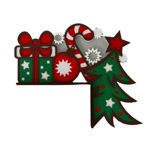 demaxiyad Dekoration für Türrahmen, Dekoration für Türkeilen, Weihnachten, Türwächter aus Holz, Dekoration für Fensterbank, Wandkunst zur Dekoration des Hauses von demaxiyad