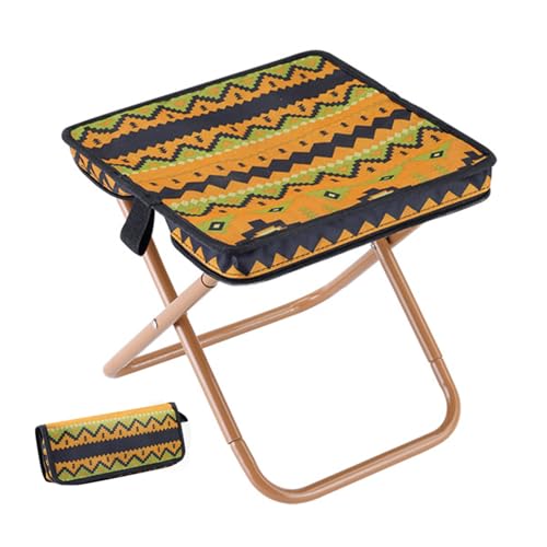 demaxiyad Faltbarer Taschenhocker, Reisefreundlicher Klapphocker, Mini-Bank für Picknicks, Camping und Strandentspannung, einfach in der Handtasche zu tragen von demaxiyad