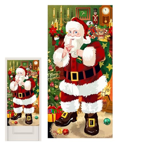 demaxiyad Feiertagstürabdeckung, Weihnachtstürbanner, Türbanner für Weihnachtsmannpartys 2024 | Feiertagstür-dekoratives Banner, Haustürbanner für Wand demaxiyad Feiertagstürabdeckung, Weihnachtstürbanner, Türbanner für Weihnachtsmannpartys 2024 | Feiertagstür-dekoratives Banner, Haustürbanner für Wand von demaxiyad