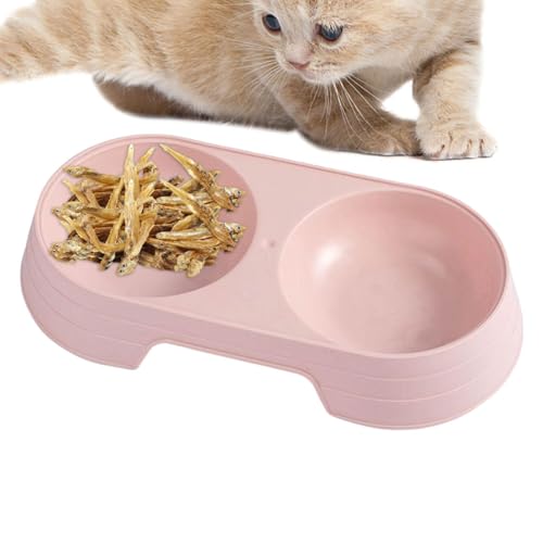demaxiyad Futternäpfe für Hunde, erhöhte Doppelnäpfe Macaron für Hunde | mittelgroßes Geschirr, leicht, für Haustiere, mit Wasser- und Futterspender für Katzen und von demaxiyad
