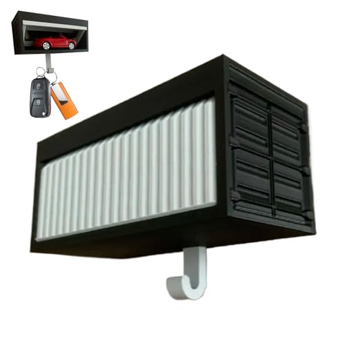 demaxiyad Garagen-Schlüsselhalter, Schlüsselhalter an der Wand mit Tür, Heimdekoration, für Flur, Wohnung, Küche, Eingang, Eingang, demaxiyad Garagen-Schlüsselhalter, Schlüsselhalter an der Wand mit Tür, Heimdekoration, für Flur, Wohnung, Küche, Eingang, Eingang, von demaxiyad
