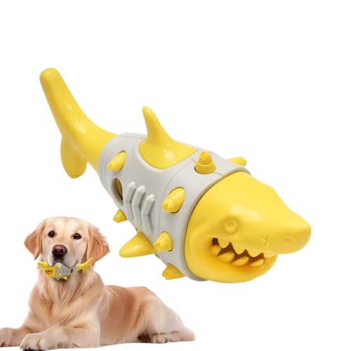 demaxiyad Leckerli-Spender für Hunde, Futterstation gegen Schlucken für Welpen mit Zahnung – Trainingsspielzeug in Hai-Form, kaubar, für drinnen und draußen demaxiyad Leckerli-Spender für Hunde, Futterstation gegen Schlucken für Welpen mit Zahnung – Trainingsspielzeug in Hai-Form, kaubar, für drinnen und draußen von demaxiyad