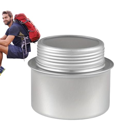 demaxiyad Leichter Spirituskocher, Spirituskocher – Outdoor Aluminium Spirituspfanne, kleine tragbare Brenner, Picknick-Kochgeschirr für Camping im Freien Wandern Tasche demaxiyad Leichter Spirituskocher, Spirituskocher – Outdoor Aluminium Spirituspfanne, kleine tragbare Brenner, Picknick-Kochgeschirr für Camping im Freien Wandern Tasche von demaxiyad