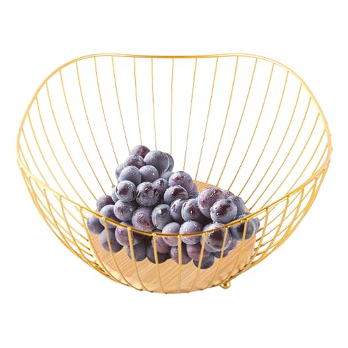 demaxiyad Obstkorb für Arbeitsplatte | Küchenständer Fruchthalter – runder Küchenorganizer für Snacks, Leckereien, Brot und – vielseitige Präsentation demaxiyad Obstkorb für Arbeitsplatte | Küchenständer Fruchthalter – runder Küchenorganizer für Snacks, Leckereien, Brot und – vielseitige Präsentation von demaxiyad