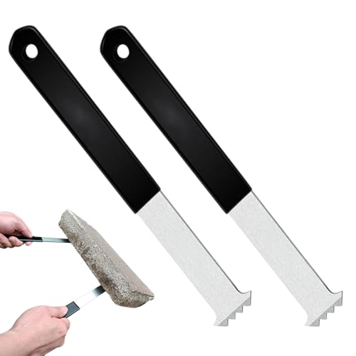 demaxiyad Patio Paver Entfernungsinstrument, Pflastersteinwerkzeug | Blöcke ersetzen Remover -Set von 2 | Mehrzweck-Pflastersteins mit Doppelverbindung für Gartenpuppen-Landschaftsbau-Gartenarbeit von demaxiyad