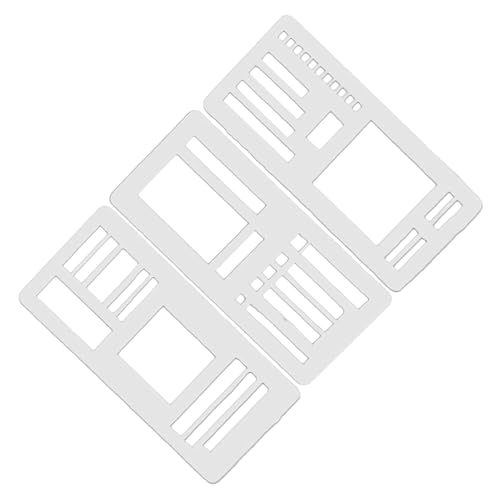 demaxiyad Planer Schablonen Vorlagen - Handgefertigte Flexible Aufklebepunkte Journal Schablone | Transparente Lineal Journaling Zubehör für Erwachsene Büro Schule Studierende Scrapbooking demaxiyad Planer Schablonen Vorlagen - Handgefertigte Flexible Aufklebepunkte Journal Schablone | Transparente Lineal Journaling Zubehör für Erwachsene Büro Schule Studierende Scrapbooking von demaxiyad