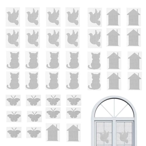 demaxiyad Reparaturband für Bildschirme | Reparatur-Set 40 x für Fliegengittertür, selbstklebend, abnehmbar, mit Motiven, für, Terrasse, Haus, demaxiyad Reparaturband für Bildschirme | Reparatur-Set 40 x für Fliegengittertür, selbstklebend, abnehmbar, mit Motiven, für, Terrasse, Haus, von demaxiyad