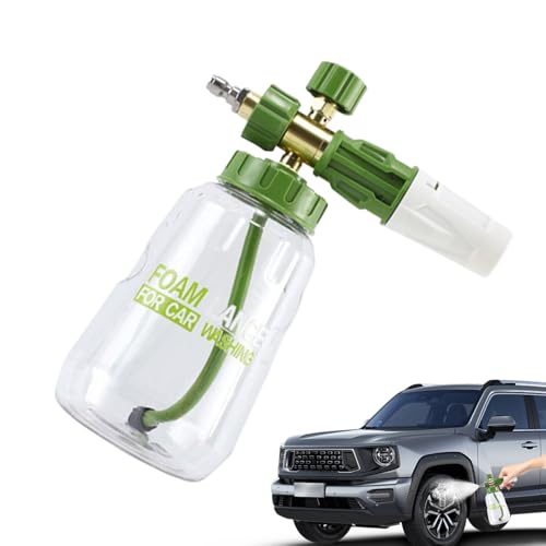 demaxiyad Schaum-Autowaschsprühgerät - 1L Garten Manuelle Sprühpumpe - Hochdruck-Autowaschpumpe Sprühflasche für Gartenbewässerung von demaxiyad