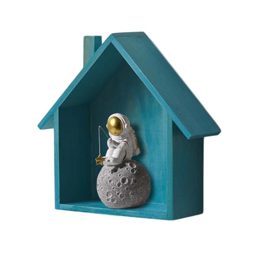 demaxiyad Ständer für Miniaturen, Wandregal | rustikale Wandaufbewahrung in Form eines Hauses aus Holz – niedliches dekoratives für kleine Kindergärten, schwebende Regale demaxiyad Ständer für Miniaturen, Wandregal | rustikale Wandaufbewahrung in Form eines Hauses aus Holz – niedliches dekoratives für kleine Kindergärten, schwebende Regale von demaxiyad