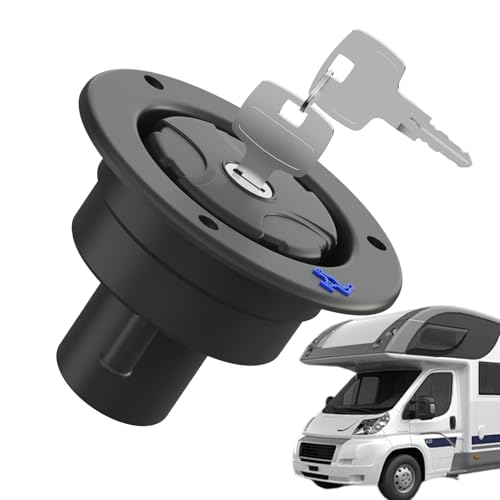 demaxiyad Wassereinlass für, abschließbarer Wassereinlass mit Schlüsseln für – wasserdichte Staubklappe für Wohnwagen, Boot, demaxiyad Wassereinlass für, abschließbarer Wassereinlass mit Schlüsseln für – wasserdichte Staubklappe für Wohnwagen, Boot, von demaxiyad