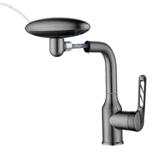 demaxiyad Wasserhahn – Einhebel-Waschtischarmatur für Badezimmer – 360 ° drehbarer Auslaufauslauf, mit 4 Modi für Waschküche, , Toilette und Dusche demaxiyad Wasserhahn – Einhebel-Waschtischarmatur für Badezimmer – 360 ° drehbarer Auslaufauslauf, mit 4 Modi für Waschküche, , Toilette und Dusche von demaxiyad