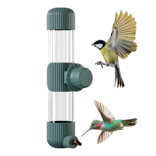 demaxiyad Wellensittich Tränke Für Käfig - Automatisches Vogeltränkensystem - Auslaufsichere Aufhängung Anpicktyp Tränke Für Innen Außen Käfig Haustiere Finken Meisen Kleinvögel von demaxiyad