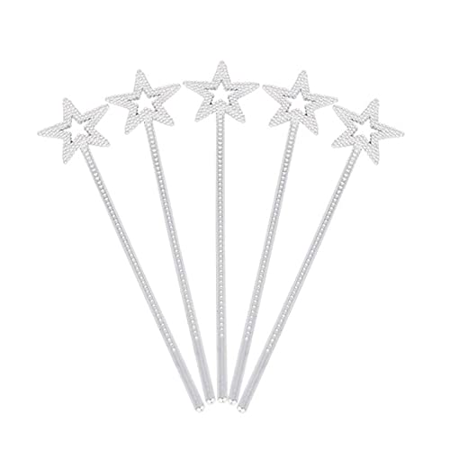 demaxiyad Zauberstab Fee, Glitzer Zauberstab, Stern Zauberstab, Sternenstäbe Zauberstab Mädchen Zauberstab Leuchtend Kunststoff Prinzessin Magic Fairy Cane Für Mädchen Bühne von demaxiyad