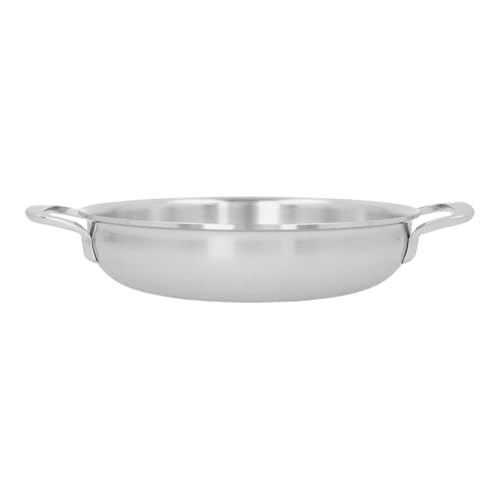 DEMEYERE Multifunction 7 24 cm Steel Frying pan with 2 Handles, Silver von demeyere