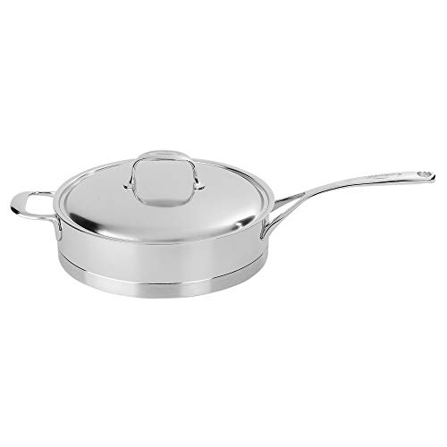 demeyere Atlantis Schmorpfanne mit Deckel, 4,2 l, Schwarz, 41428A-41528 von demeyere