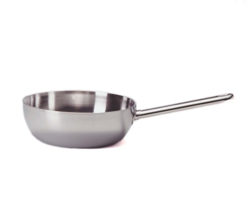 demeyere Conical Sauté Pan Kasserolle, Edelstahl, 3,3 l, 24 cm, Silber von demeyere