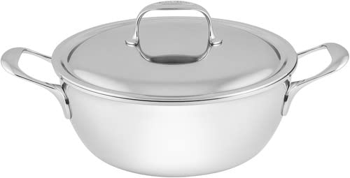 Deep Frying pan with 2 Handles DEMEYERE Atlantis 7 24 cm von demeyere