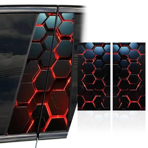 dengshao 2 x B Säule Aufkleber Auto Für Hyundai Bayon 2021 2022 2023 2024 2025, Auto Fenster Säule Dekorativ Mittelsäule Aufkleber Autofensterleisten,Red dengshao 2 x B Säule Aufkleber Auto Für Hyundai Bayon 2021 2022 2023 2024 2025, Auto Fenster Säule Dekorativ Mittelsäule Aufkleber Autofensterleisten,Red von dengshao