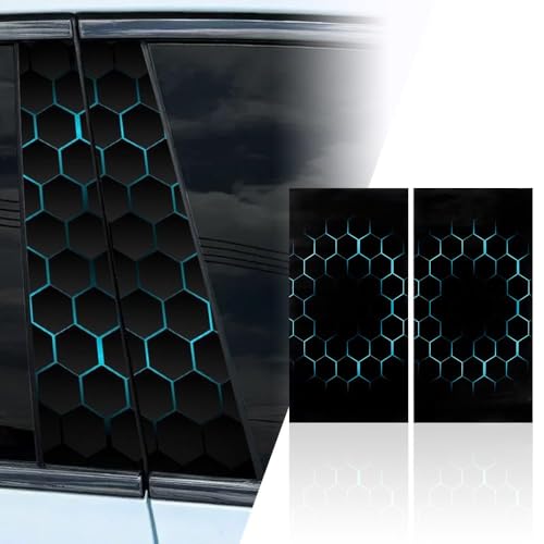 dengshao 2 x B Säule Aufkleber Auto Für VW Touran Typ 1T/GP2 ab Bj.2010-2015, Auto Fenster Säule Dekorativ Mittelsäule Aufkleber Autofensterleisten,Blue dengshao 2 x B Säule Aufkleber Auto Für VW Touran Typ 1T/GP2 ab Bj.2010-2015, Auto Fenster Säule Dekorativ Mittelsäule Aufkleber Autofensterleisten,Blue von dengshao