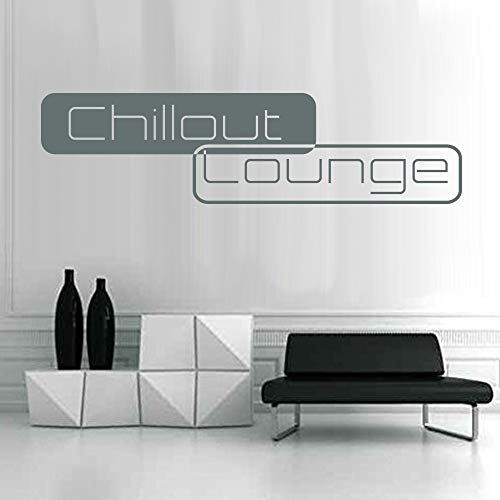 denoda® Chillout Lounge - Wandtattoo Grau 190 x 50 cm (Wandsticker Wanddekoration Wohndeko Wohnzimmer Kinderzimmer Schlafzimmer Wand Aufkleber) von denoda