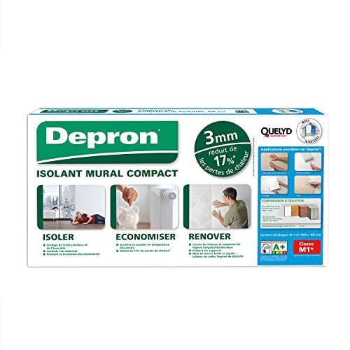 depron Plaques 3mm Platten Format G3 Dämmplatten, weiß, Épaisseur 3 mm von depron