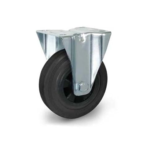 Bockrolle 125 mm Vollgummi schwarz Bockrolle 125 mm Vollgummi schwarz von der ROLLENDE SHOP