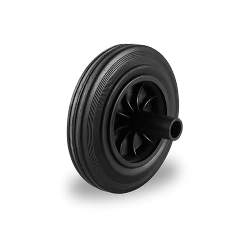 Einbaurad 200 mm für Müllbehälter mit Achshülse von der ROLLENDE SHOP