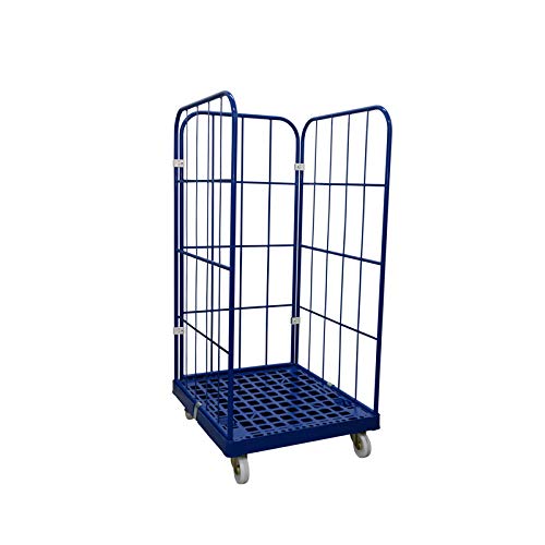 Rollbehälter 1350 mm 3-seitig blau Rollbehälter 1350 mm 3-seitig blau von der ROLLENDE SHOP