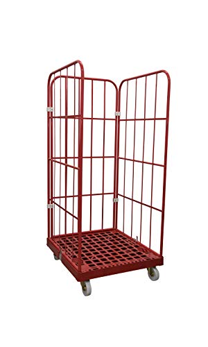 Rollbehälter 1350 mm 3-seitig rot Rollbehälter 1350 mm 3-seitig rot von der ROLLENDE SHOP