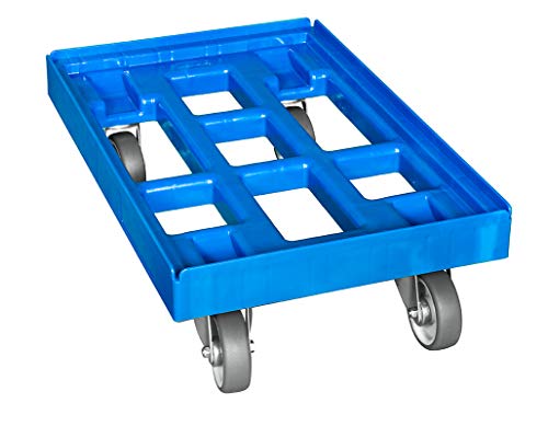 Transportroller 610x410 mm dunkelblau geschlossen von der ROLLENDE SHOP