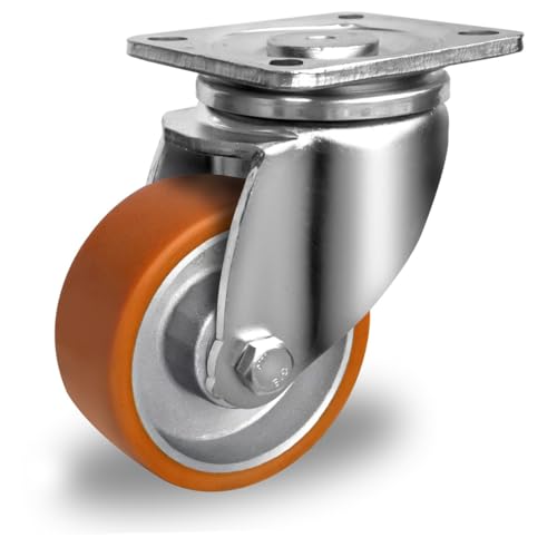 der ROLLENDE SHOP - Lenkrolle 125 mm Polyurethan "Schwerlast medium" von der ROLLENDE SHOP