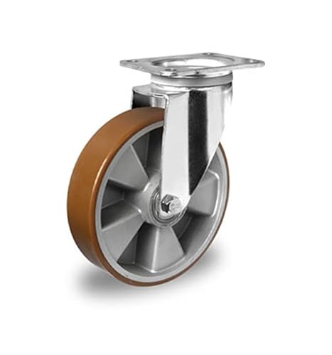 der ROLLENDE SHOP - Lenkrolle 250 mm Polyurethan "Schwerlast" von der ROLLENDE SHOP