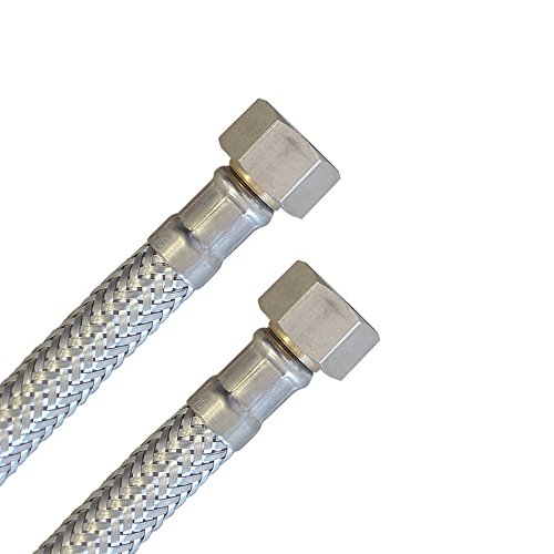 Panzerschlauch 3/8"ÜM x 3/8"ÜM, Flexschlauch DN8 für Sanitär mit Trinkwasserzulassung Panzerschlauch 3/8"ÜM x 3/8"ÜM, Flexschlauch DN8 für Sanitär mit Trinkwasserzulassung von H2O-Flex