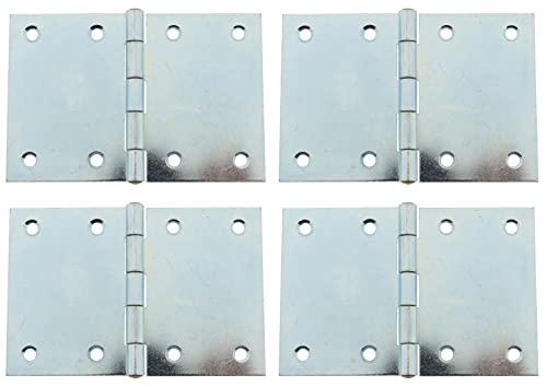 4 x Scharnier verzinkt gerollt 80 x 125 mm breite Ausführung Möbelscharnier Türband von der kleine Handwerker