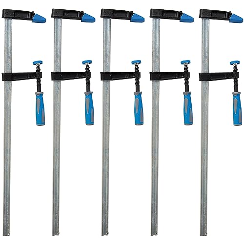 5 x Robuste Schraubzwinge 600 x 80 mm Klemmzwinge Schraubzwingen Klemmzwingen Spar-Set von der kleine Handwerker