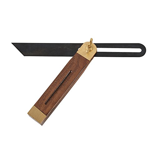 Schmiege 190 mm mit Holzgriff Zimmermannswinkel Anschlagwinkel verstellbar Winkelschmiege von der kleine Handwerker