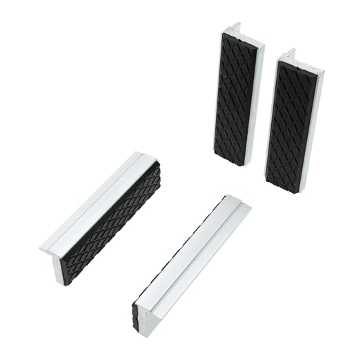 der kleine Handwerker 2 x Magnetische Schutzbacken 100mm – Gummiert mit Diamantprofil | Schonbacken für Schraubstock – Schutzauflagen für Werkstücke der kleine Handwerker 2 x Magnetische Schutzbacken 100mm – Gummiert mit Diamantprofil | Schonbacken für Schraubstock – Schutzauflagen für Werkstücke von der kleine Handwerker