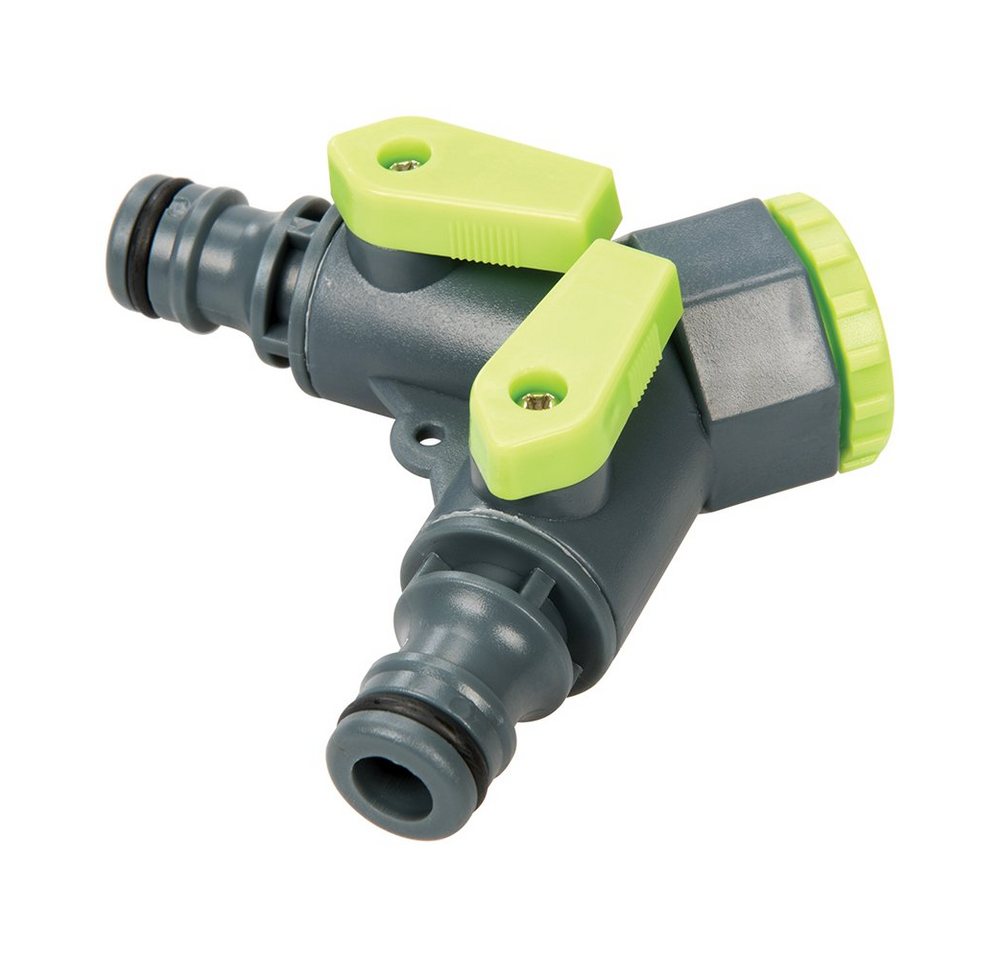 2-Wege Verteiler 2-Wege-Wasserhahn-Verteiler 3/4 Zoll BSP auf 1/2 Zoll 2-Wege Verteiler 2-Wege-Wasserhahn-Verteiler 3/4 Zoll BSP auf 1/2 Zoll von OTTO