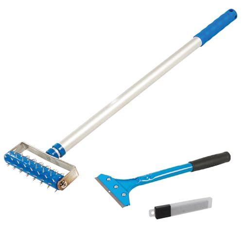 der kleine Handwerker Profi Tapetenentferner Set Stachelwalze + Tapetenschaber + Klingen | Tapten entfernen einfach gemacht von der kleine Handwerker