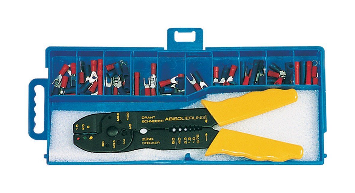 Crimpzange Kabelschuhzange / Crimpzange mit Kabelschuhen 60 teilig von OTTO