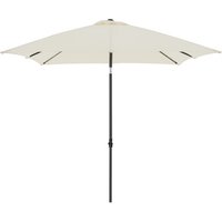 derby® Sonnenschirm »Basic Push up«, BxHxL: 14 x 253 x 208cm, abknickbar, Sonnenschutzfaktor: 50+ - beige von derby®