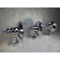 1 Von 3 Chrom Wandlampe Maritime Vintage Wandleuchte Antik Stil Flurlampe Metall Vernickelt Spiegellampe Garderoben Lampe 1 Von 3 Chrom Wandlampe Maritime Vintage Wandleuchte Antik Stil Flurlampe Metall Vernickelt Spiegellampe Garderoben Lampe von derlampendealer