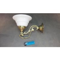 1 Von Jugendstil Wandleuchte Antik Messingguss Wandlampe Vintage Stil Spiegellampe Retro Flurlampe von derlampendealer