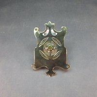Antik Jugendstil Klingeltaster Con 1930 Vintage Messing Deko Klingel Retro Türklingel Gründerzeit Haustür Alte Wohnungsklingel von derlampendealer
