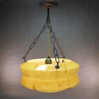 Antike Jugendstil Deckenlampe Von 1925 Art Deco Hängelampe Mehrfarbige Vintage Deckenleuchte Retro Hängeleuchte Ø 30 cm Gründerzeit Antike Jugendstil Deckenlampe Von 1925 Art Deco Hängelampe Mehrfarbige Vintage Deckenleuchte Retro Hängeleuchte Ø 30 cm Gründerzeit von derlampendealer