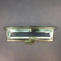 Art Deco Briefschlitz Antik Briefeinwurf Messing 40Er Jahre Mit Namensfeld Zweiteilig Handmade in Germany Briefkasten Art Deco Briefschlitz Antik Briefeinwurf Messing 40Er Jahre Mit Namensfeld Zweiteilig Handmade in Germany Briefkasten von derlampendealer