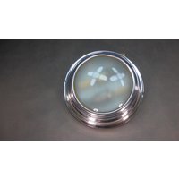 Ika Art Deco Wandlampe Komplett Aus Aluminium Und Glas Antike Deckenlampe Von Ca. 1940 Vintage Leuchte Retro Lampe Restauriert von derlampendealer