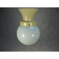 Kleine Art Deco Lampe Retro Hängelampe Duroplast Halterung Antik Deckenlampe Vintage Deckenleuchte 50Er Jahre Flurlampe Gründerzeit von derlampendealer