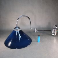 Vintage Wandlampe "Zwei Schirm Farben Zur Auswahl" Massiv Messing Verchromt Wandleuchte Gelenk Leselampe Verstellbare Handarbeitslampe von derlampendealer